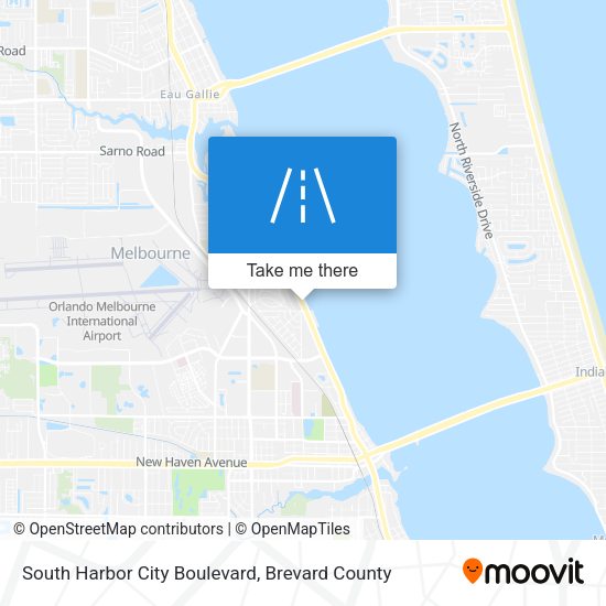 South Harbor City Boulevard map