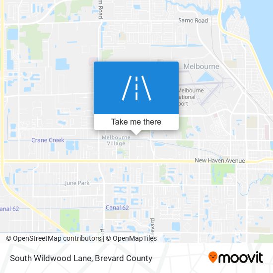 Mapa de South Wildwood Lane