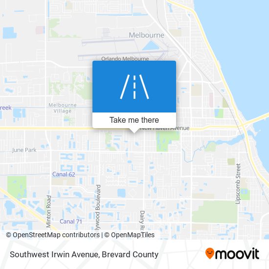 Southwest Irwin Avenue map