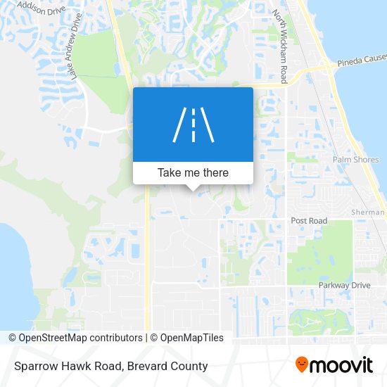 Mapa de Sparrow Hawk Road