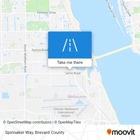 Spinnaker Way map