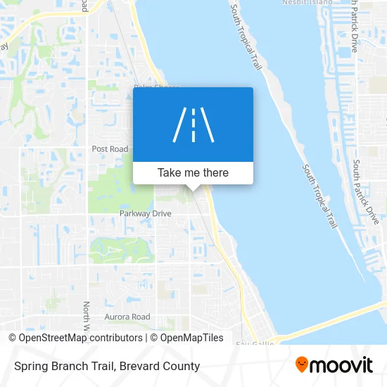 Spring Branch Trail map
