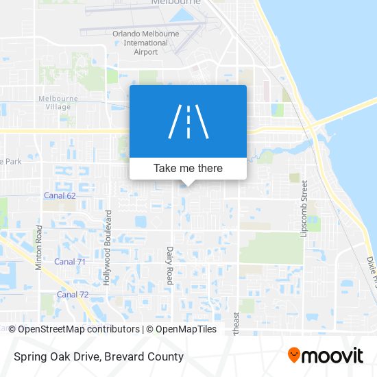 Mapa de Spring Oak Drive