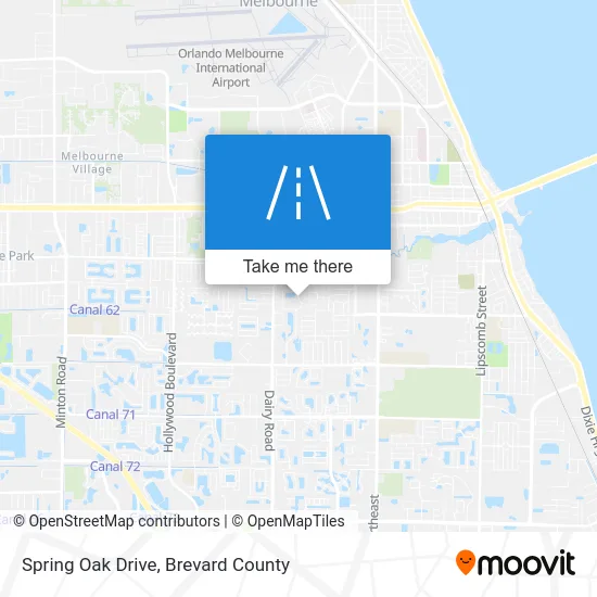 Spring Oak Drive map