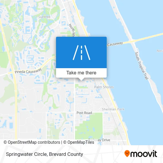 Springwater Circle map