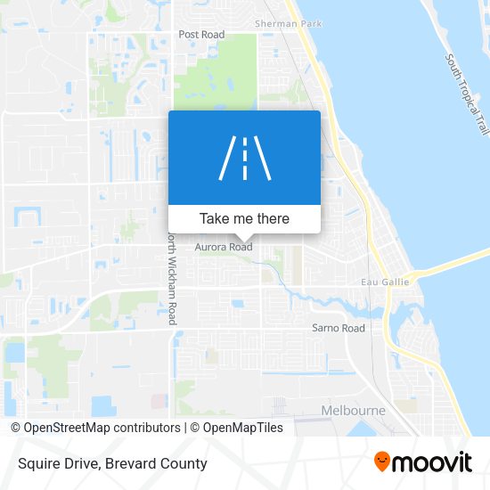 Mapa de Squire Drive
