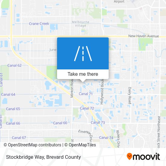 Mapa de Stockbridge Way