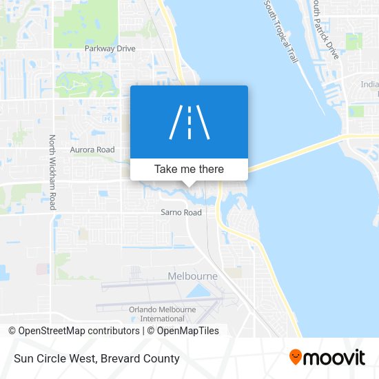 Sun Circle West map
