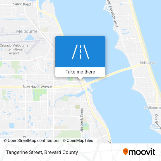 Tangerine Street map
