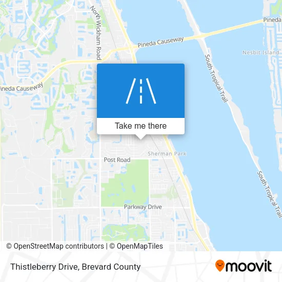 Thistleberry Drive map