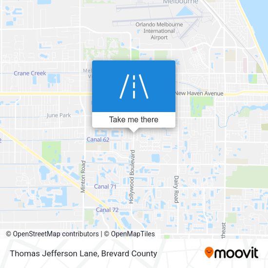 Mapa de Thomas Jefferson Lane