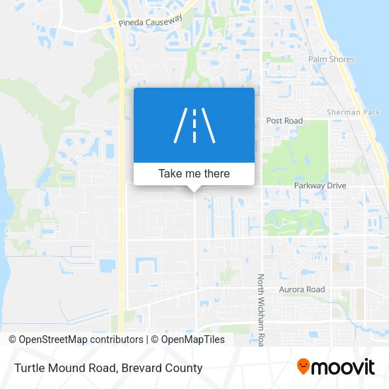 Turtle Mound Road map