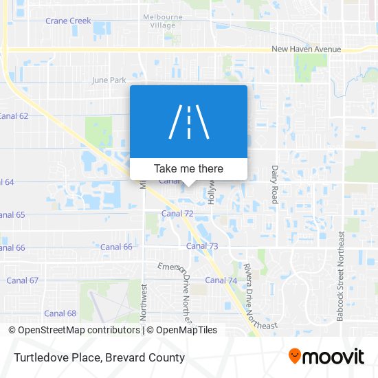 Mapa de Turtledove Place