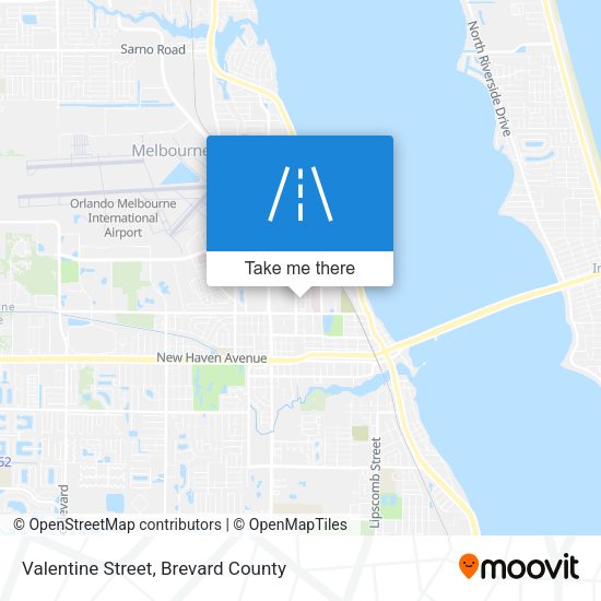 Valentine Street map