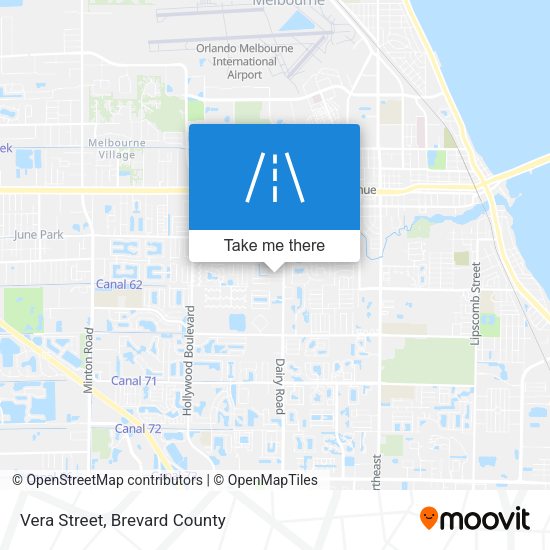Vera Street map