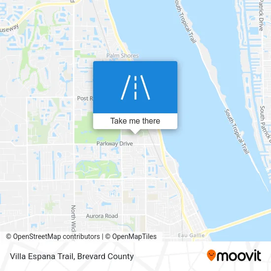 Villa Espana Trail map