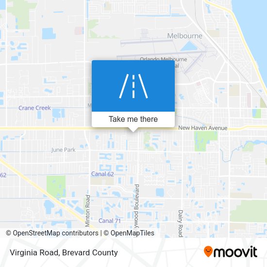 Mapa de Virginia Road