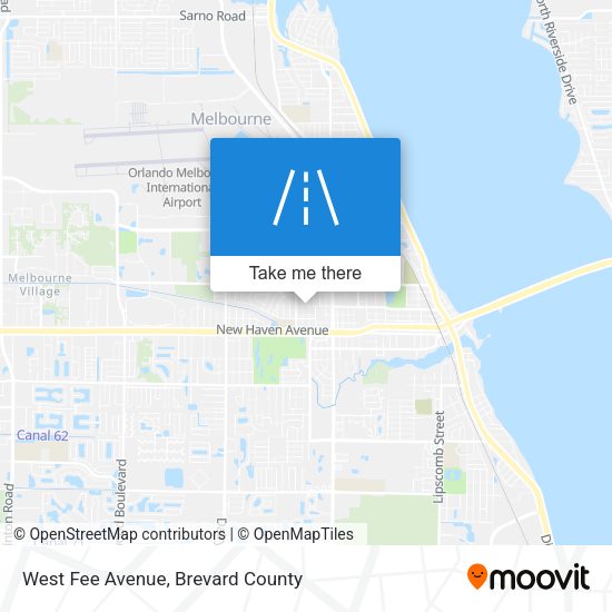 West Fee Avenue map