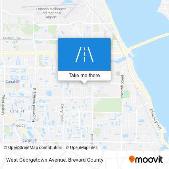 Mapa de West Georgetown Avenue