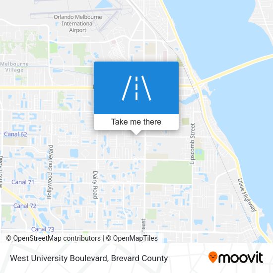 Mapa de West University Boulevard