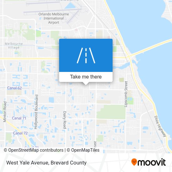 Mapa de West Yale Avenue