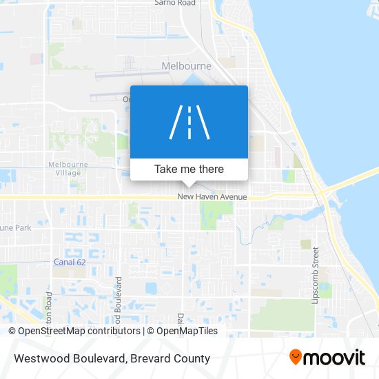 Westwood Boulevard map
