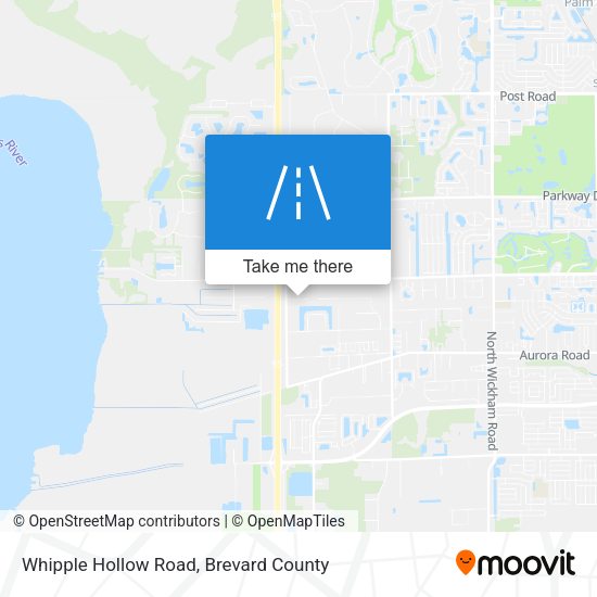 Whipple Hollow Road map