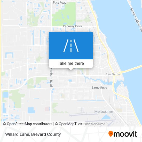 Willard Lane map