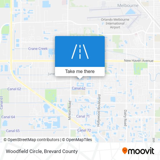 Woodfield Circle map