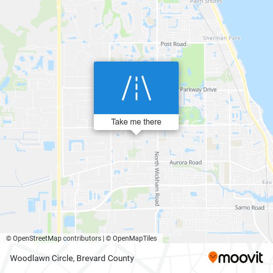 Mapa de Woodlawn Circle