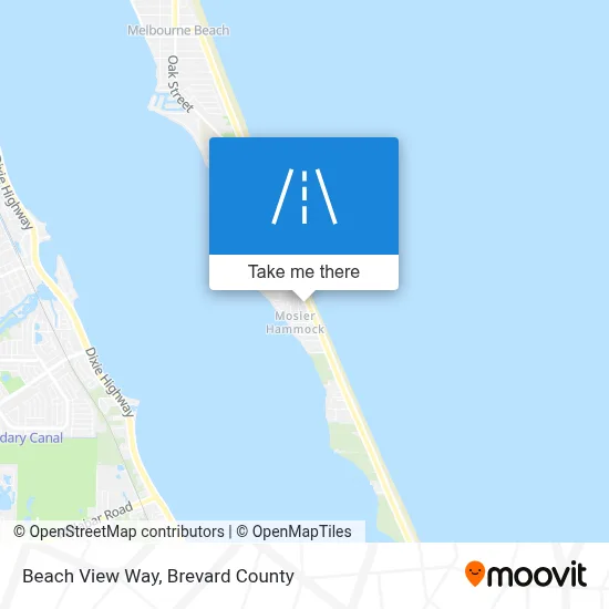 Beach View Way map