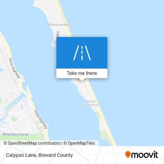 Calypso Lane map