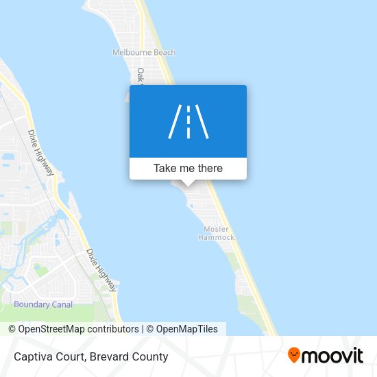 Captiva Court map