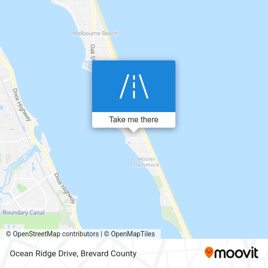 Ocean Ridge Drive map