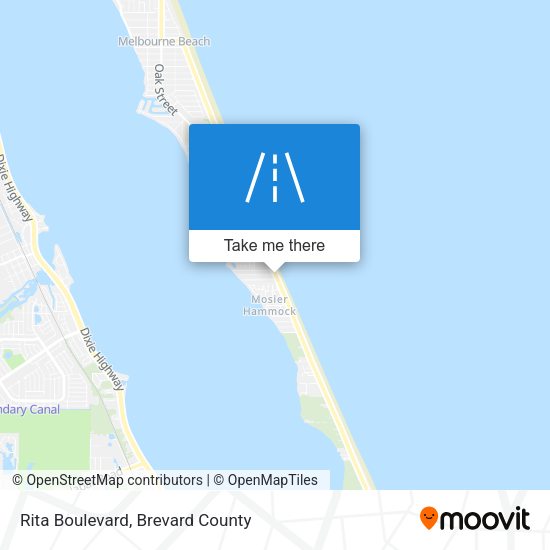 Rita Boulevard map