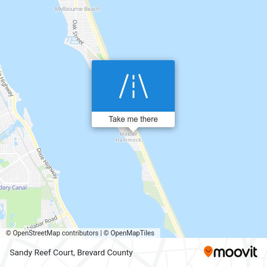 Sandy Reef Court map