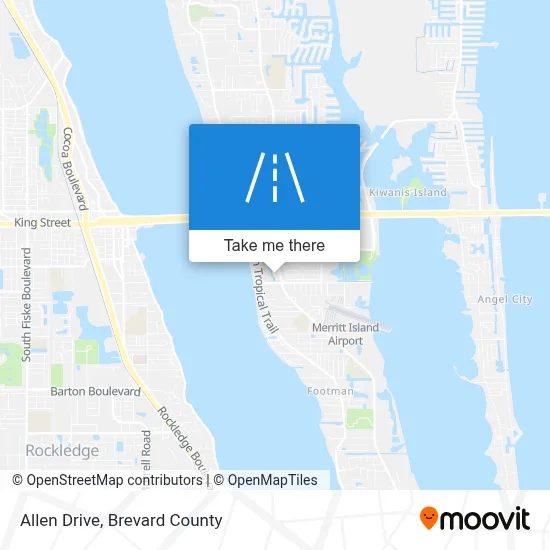 Allen Drive map