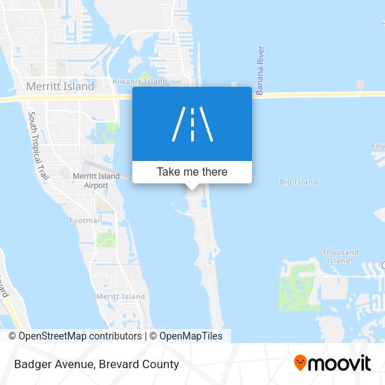 Mapa de Badger Avenue
