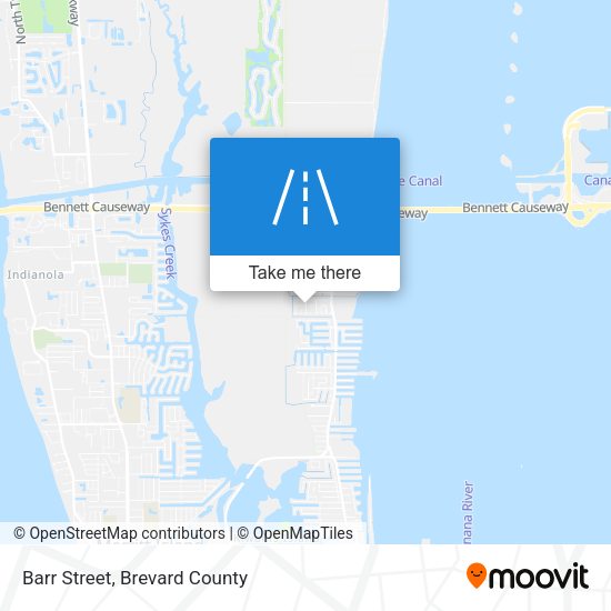 Barr Street map