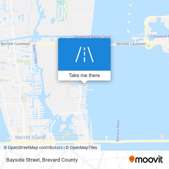 Bayside Street map