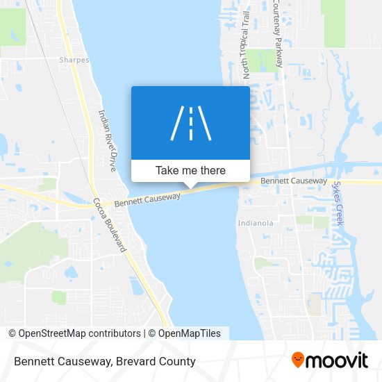 Mapa de Bennett Causeway