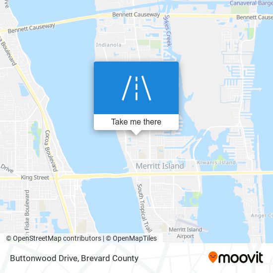 Mapa de Buttonwood Drive