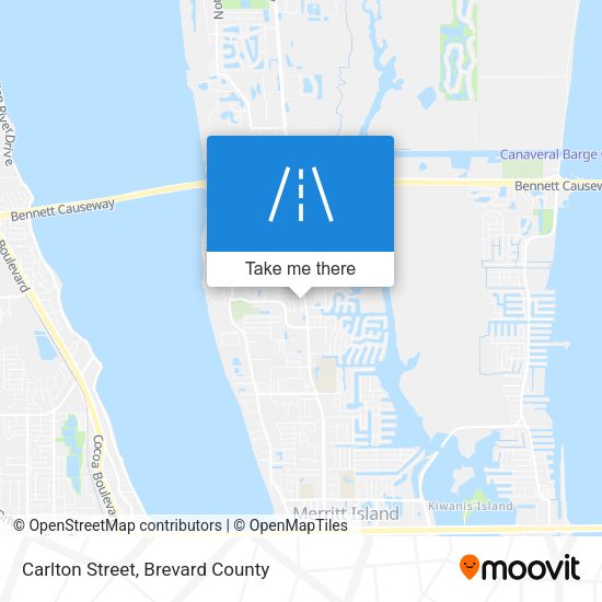 Carlton Street map