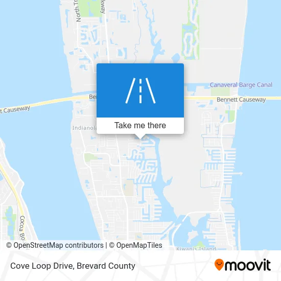 Cove Loop Drive map