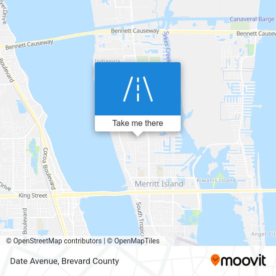 Date Avenue map