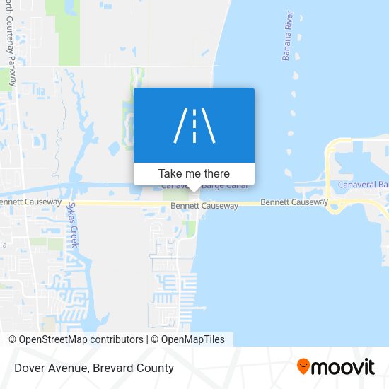 Dover Avenue map
