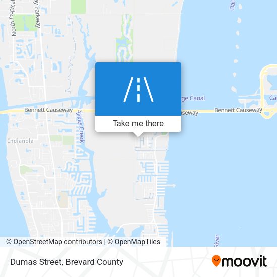 Dumas Street map