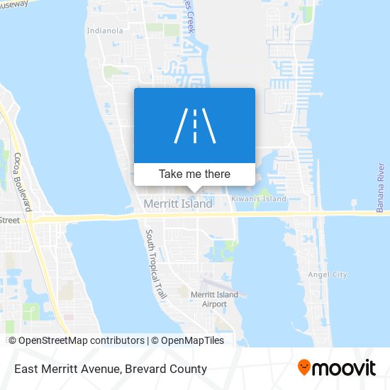 East Merritt Avenue map