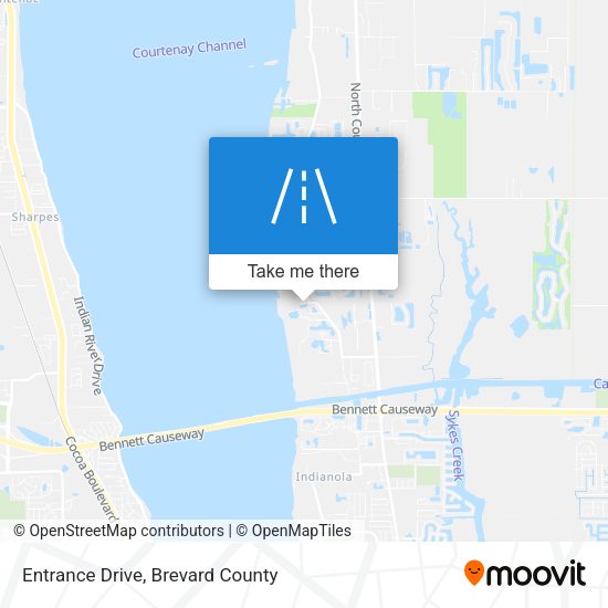 Entrance Drive map
