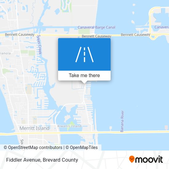 Fiddler Avenue map
